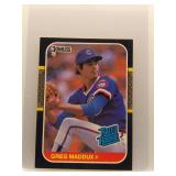 Greg Maddux 1987 Donruss Rookie