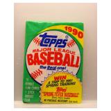 1990 Topps Baseball Sealed Wax Pack
