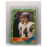 Dan Fouts 1986 Topps