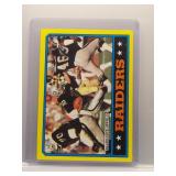 Marcus Allen 1986 Topps Raiders Team Leaders