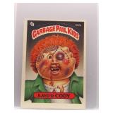 Kayo'd Cody 1986 Topps Garbage Pail Kids