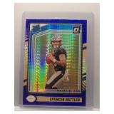 Spencer Rattler 2024 Optic Rookie blue hyper