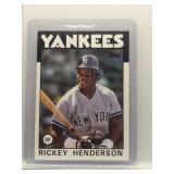 Rickey Henderson 1986 Topps