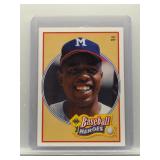 Hank Aaron 1991 Upper Deck Baseball Heroes