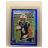 Tetairoa McMillan 2025 Optic Rookie blue hyper