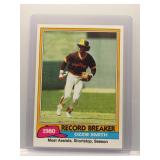 Ozzie Smith 1981 Topps Record Breaker