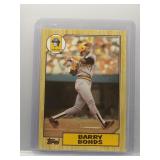 Barry Bonds 1987 Topps Rookie