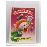 Mack Quack 1986 Topps Garbage Pail Kids