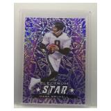 Mark Brunell 2024 Leaf Electrum Star purple...