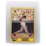 Barry Bonds 1987 Topps Rookie