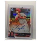 Chase Pinder 2018 1st Bowman Chrome auto  /499