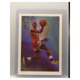 Michael Jordan 1990 Hoops illustration
