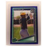 Jesus Made 2025 Donruss Optic Blue Lazer Rookie