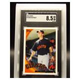 Buster Posey 2010 Topps Rookie SGC 8.5