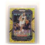 Klay Thompson 2022 Prizm Gold Shimmer Monopoly...