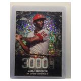 Lou Brock 2016 Topps Chrome 3000 Hit Club
