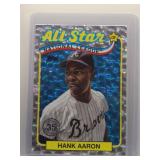Hank Aaron 2025 Topps 35th Anniversary Ice Foil