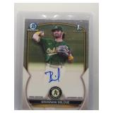Brennan Milone 2023 Bowman Chrome 1st Bowman Auto