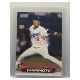 Yoshinobu Yamamoto 2024 Stadium Club Rookie