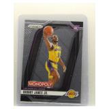 Bronny James Jr 2024 Prizm Monopoly Rookie