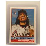 James Wood 2025 Topps Heritage Rookie