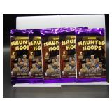 Lot of 5 NBA Haunted Hoops Sealed Packs