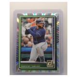 Junior Caminero 2025 Donruss Silver Lazer