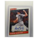 Aaron Sanchez 2020 Donruss Auto