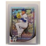 Roki Sasaki 2025 Bowman Chrome Mojo Rookie