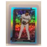 Luarbert Arias 2025 Topps Aqua Foil Rookie