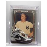 Mickey Mantle Nike Sneaker Shadow Box