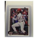 James Wood 2025 Topps Rookie Debut
