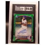 Cody Freeman 2025 Bowman Rookie Auto Green /99...