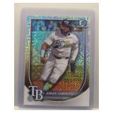 Junior Caminero 2025 Bowman Chrome Mojo