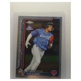 Christian Moore 2025 Topps Chrome Pro Debut Rookie