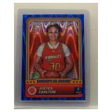 Justice Carlton 2024 Topps Chrome Blue Raywave