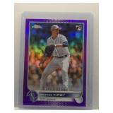 George Kirby 2022 Topps Chrome Rookie Debut Purple
