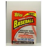 1991 Topps Baseball Sealed Pack