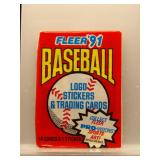 1991 Fleer Baseball Sealed Pack