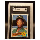 Rickey Henderson 1985 Topps All-Star SGC 7