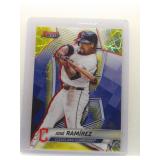 Jose Ramirez 2025 Bowman's Best Yellow Lazer /75