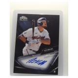 Alex Kiriloff 2021 Topps Chrome Black Rookie Auto