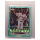 Jose Siri 2022 Topps Chrome Aqua Raywave Rookie...
