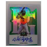 Jahmai Jones 2014 Leaf Valiant Rookie Auto Die-Cut