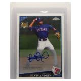 Elvis Andrus 2009 Topps Chrome Rookie Auto