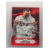 Wyatt Langford 2025 Stadium Club Red Parallel