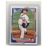 Yoshinobu Yamamoto 2024 Bowman Rookie