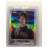 Gerrit Cole 2022 Topps Chrome Silver Refractor