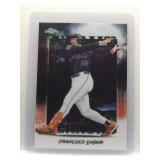 Francisco Lindor 2025 Topps Chrome Night Terrors