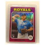 Will Klein 2024 Topps Heritage Pink Refracor...